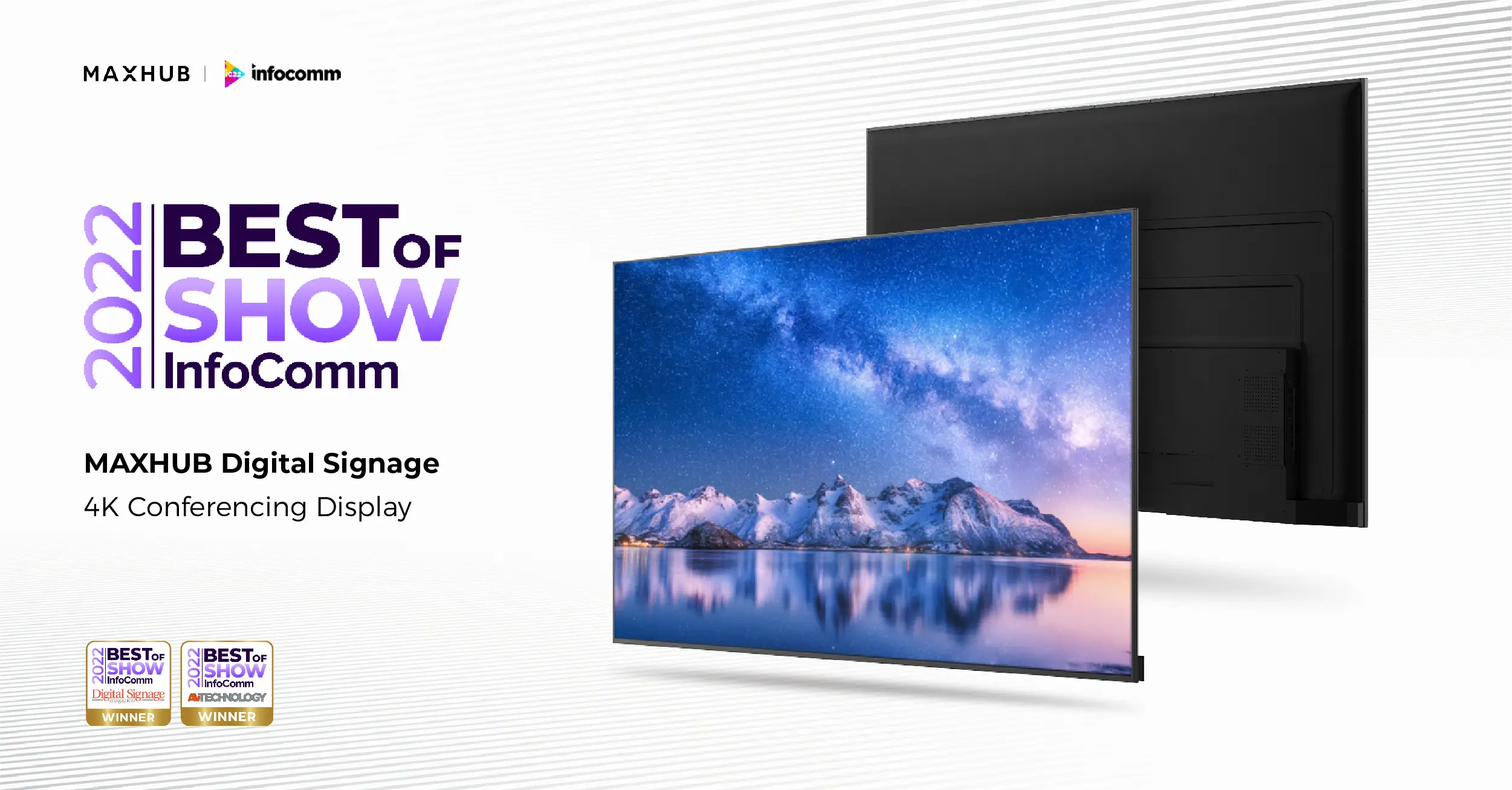 MAXHUB Digital Signage đã giành Giải thưởng Best of Show 2022 tại InfoComm.