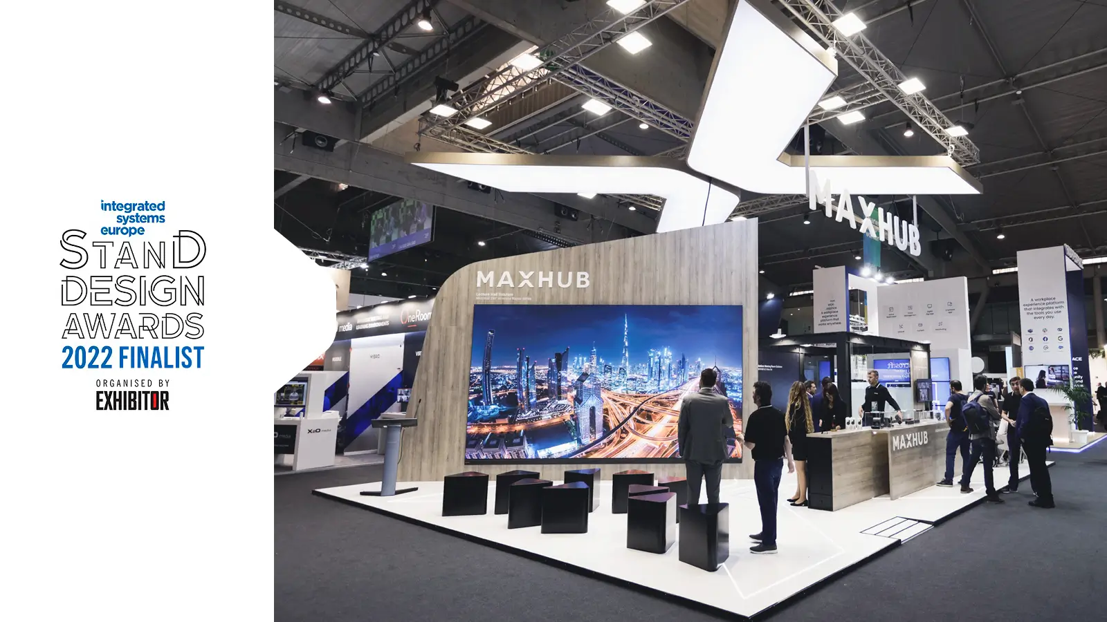 MAXHUB đã giành Giải thưởng Thiết kế Gian hàng (Stand Design Awards) tại ISE 2022.