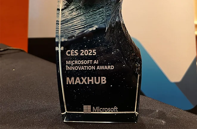 MAXHUB Wins CES 2025 Microsoft AI Innovation Award