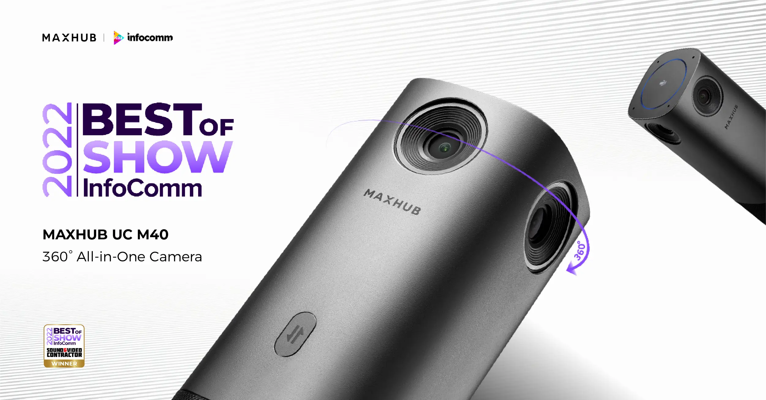 MAXHUB UC M40 đã giành Giải thưởng Best of Show 2022 tại InfoComm.