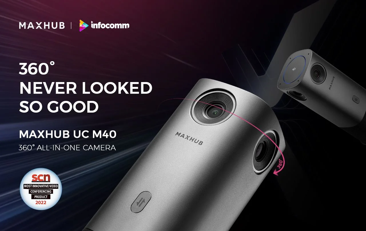 MAXHUB UC M40 đã giành Giải thưởng Sản phẩm Hội nghị Truyền hình Sáng tạo nhất do SCN (Systems Contractor News) trao tặng.