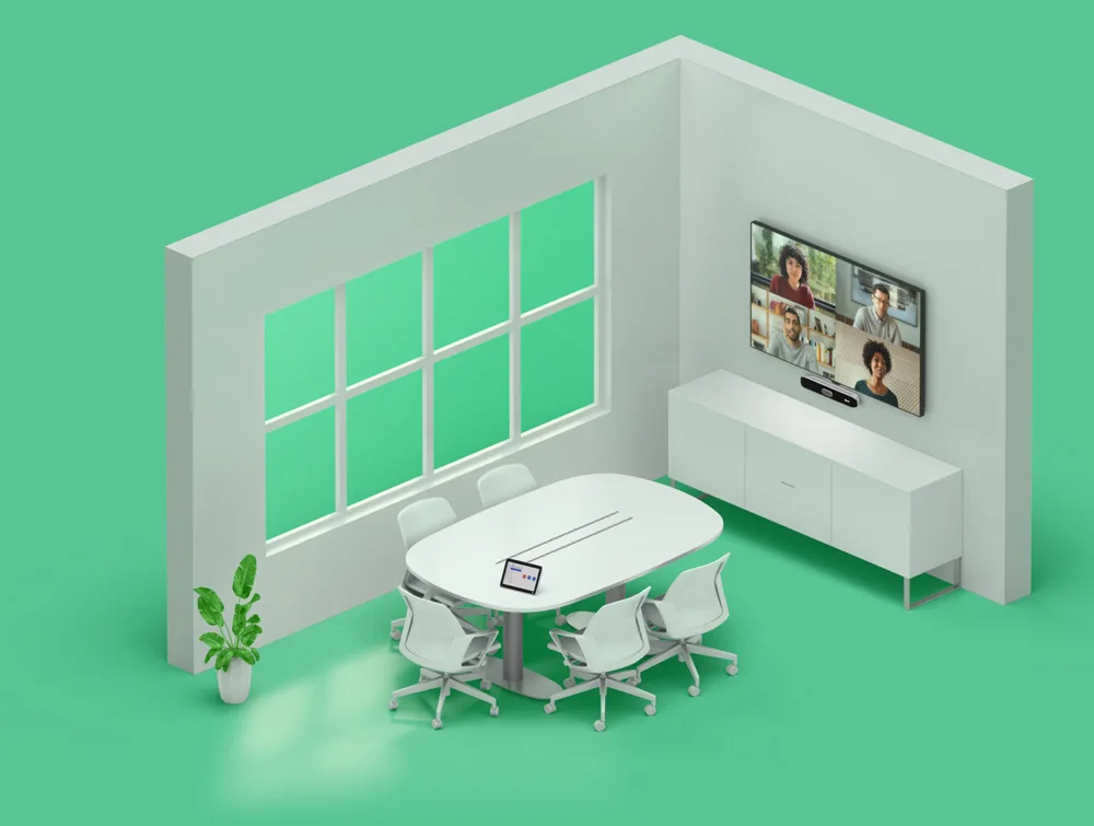 Phòng họp quy mô nhỏ (3 - 5 người) - 3.1m x 4.6m