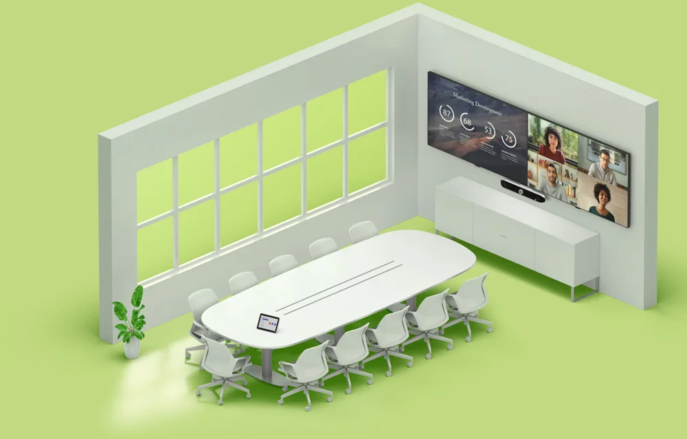 Phòng họp quy mô vừa (6 - 11 người) - 4.6m x 6.1m