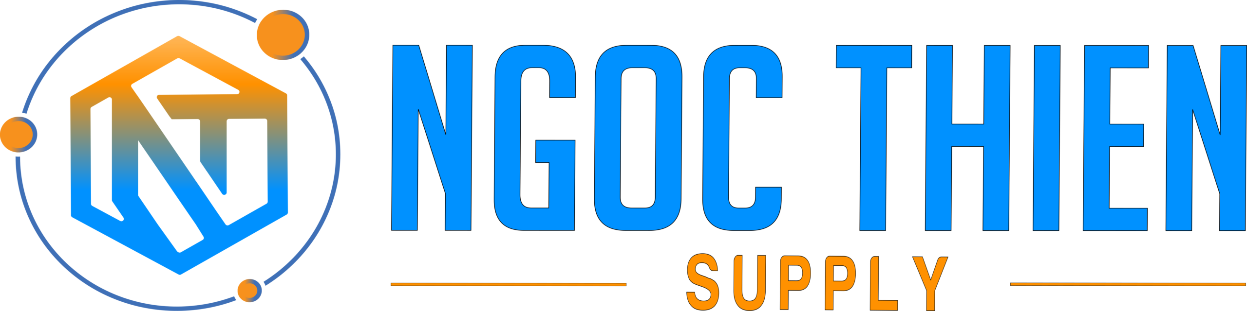 Logo Ngoc Thien Supply - Logo ngang