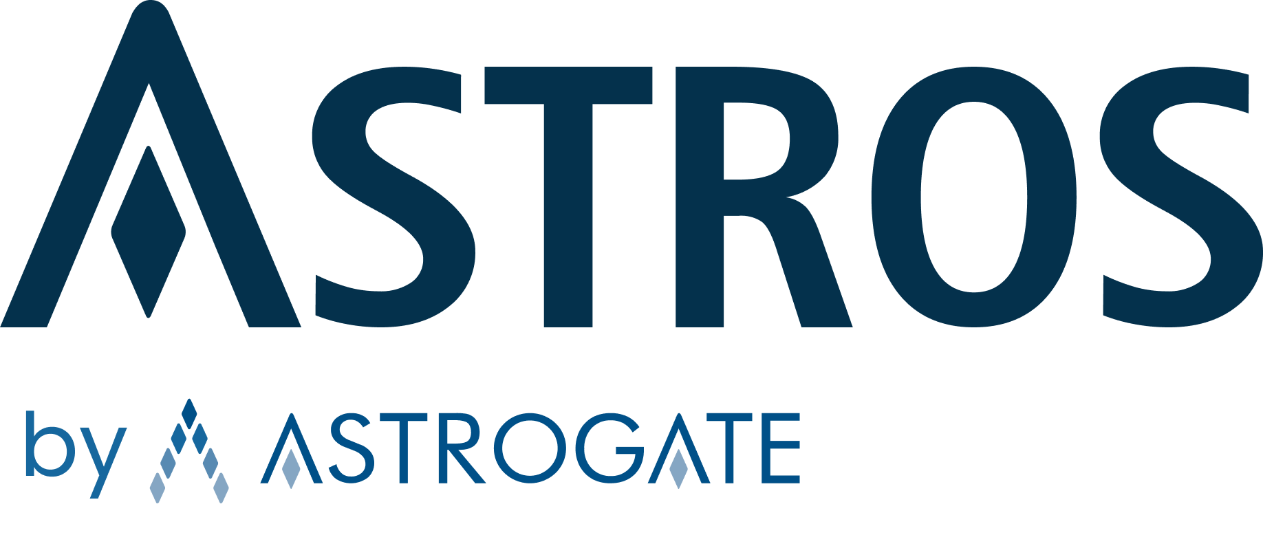 Logo thương hiệu Astrogate - Màu Xanh