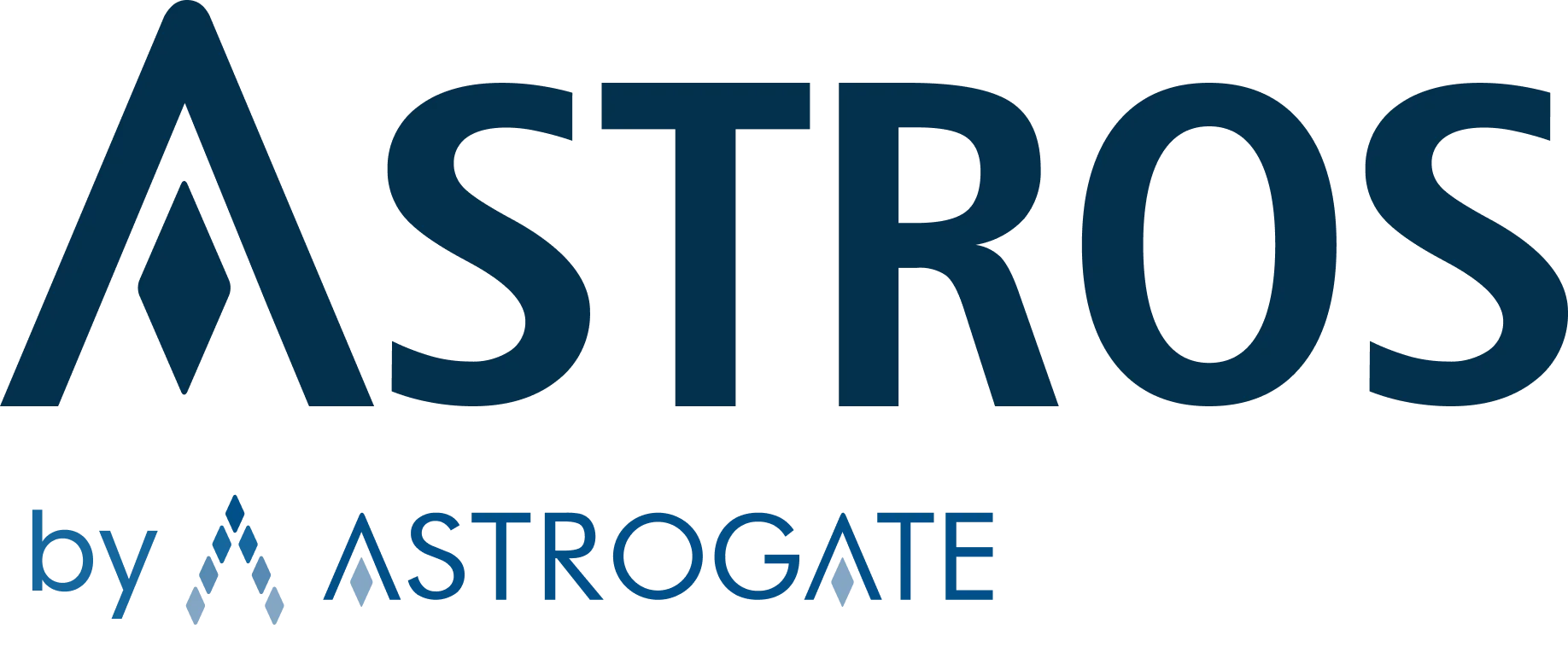Logo thương hiệu Astrogate - Màu Xanh