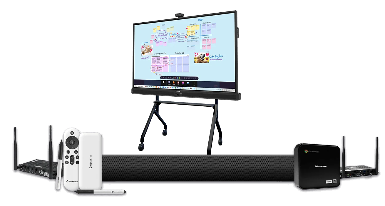 Tối đa hóa sức mạnh và chức năng của ActivPanel với các phụ kiện Promethean.