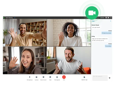Bắt đầu hoặc lên lịch họp với bất kỳ ai một cách dễ dàng chỉ bằng vài cú nhấp chuột.