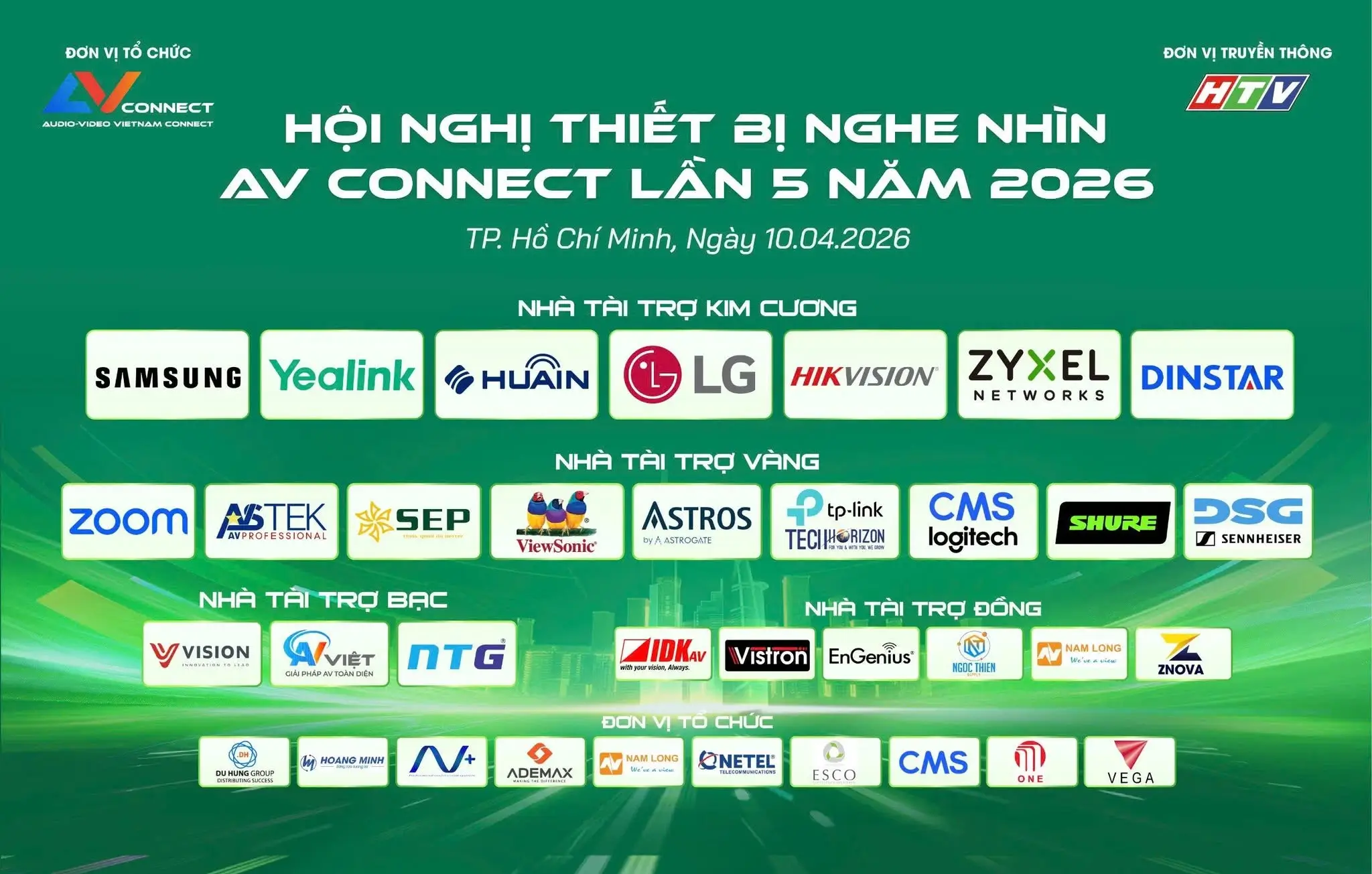 Thông tin sự kiện AV Connect 2025 lần 5 – Hội nghị thiết bị nghe nhìn
