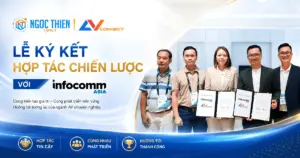 Ngọc Thiên đồng hành cùng AVConnect tại lễ ký kết hợp tác chiến lược với InfoComm Asia