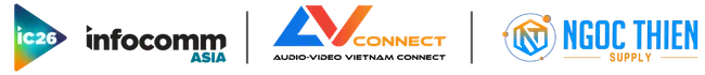 logo Ngọc Thiên đồng hành cùng AVConnect tại lễ ký kết hợp tác chiến lược với InfoComm Asia