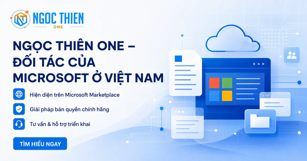 Ngọc Thiên One trở thành đối tác của Microsoft ở Việt Nam