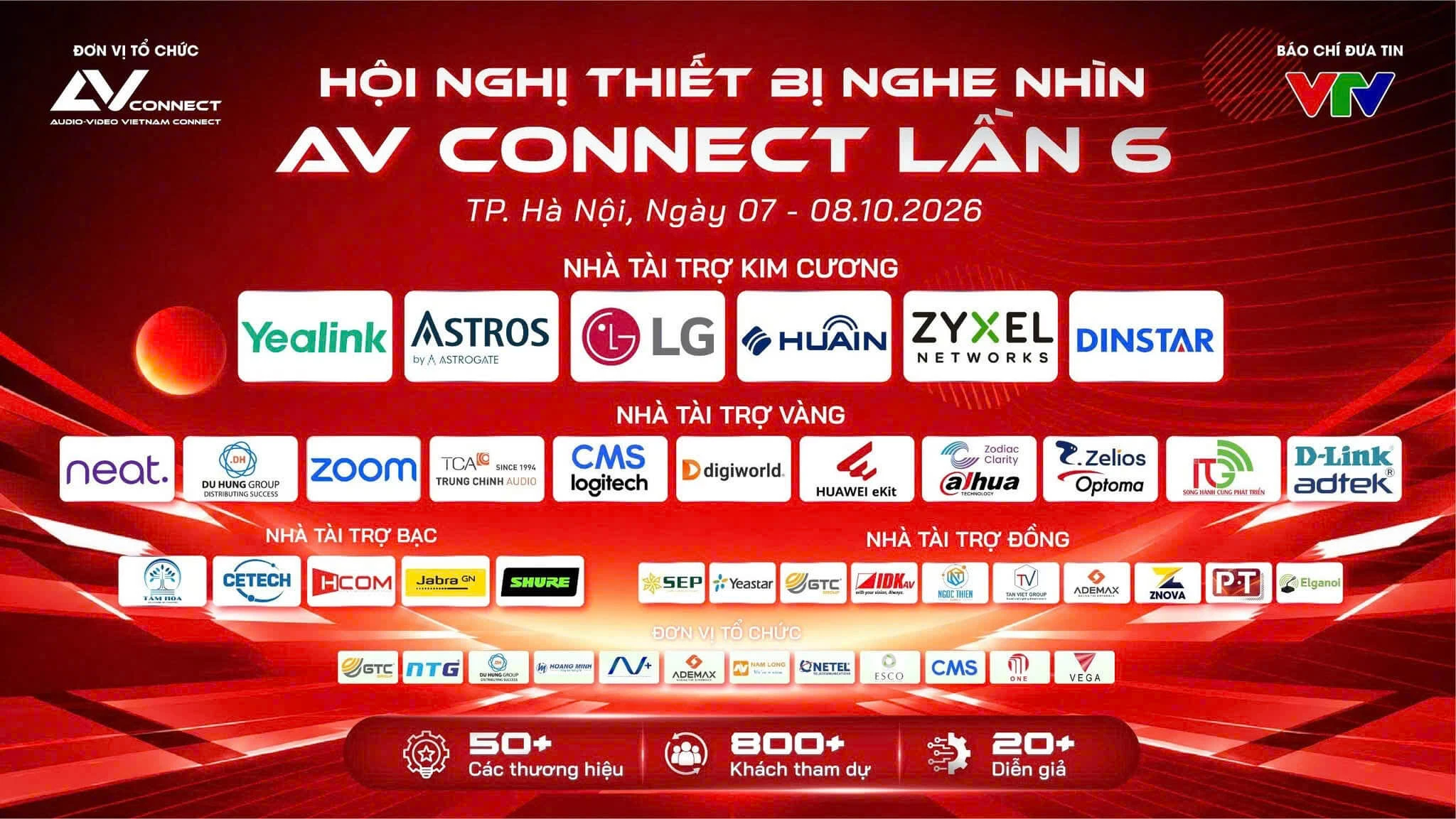Các đơn vị đồng hành cùng AV Connect lần 6