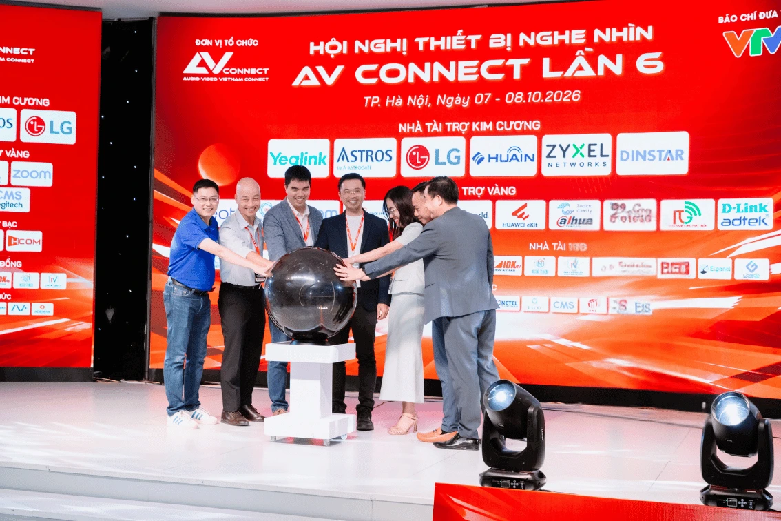 Nghi thức khai mạc AV Connect lần 6