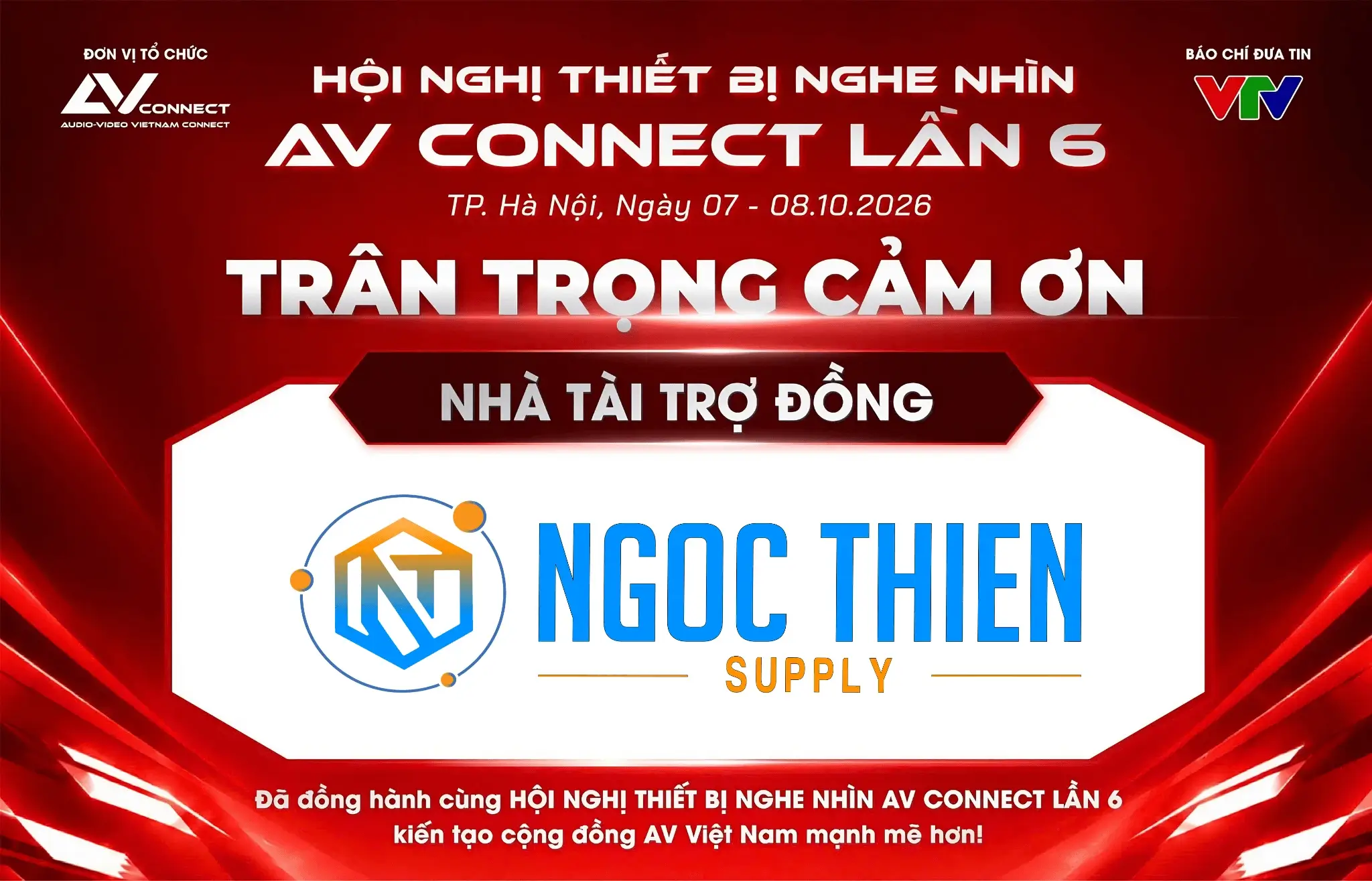 Ngọc Thiên – Nhà tài trợ Đồng AV Connect Hà Nội 2026