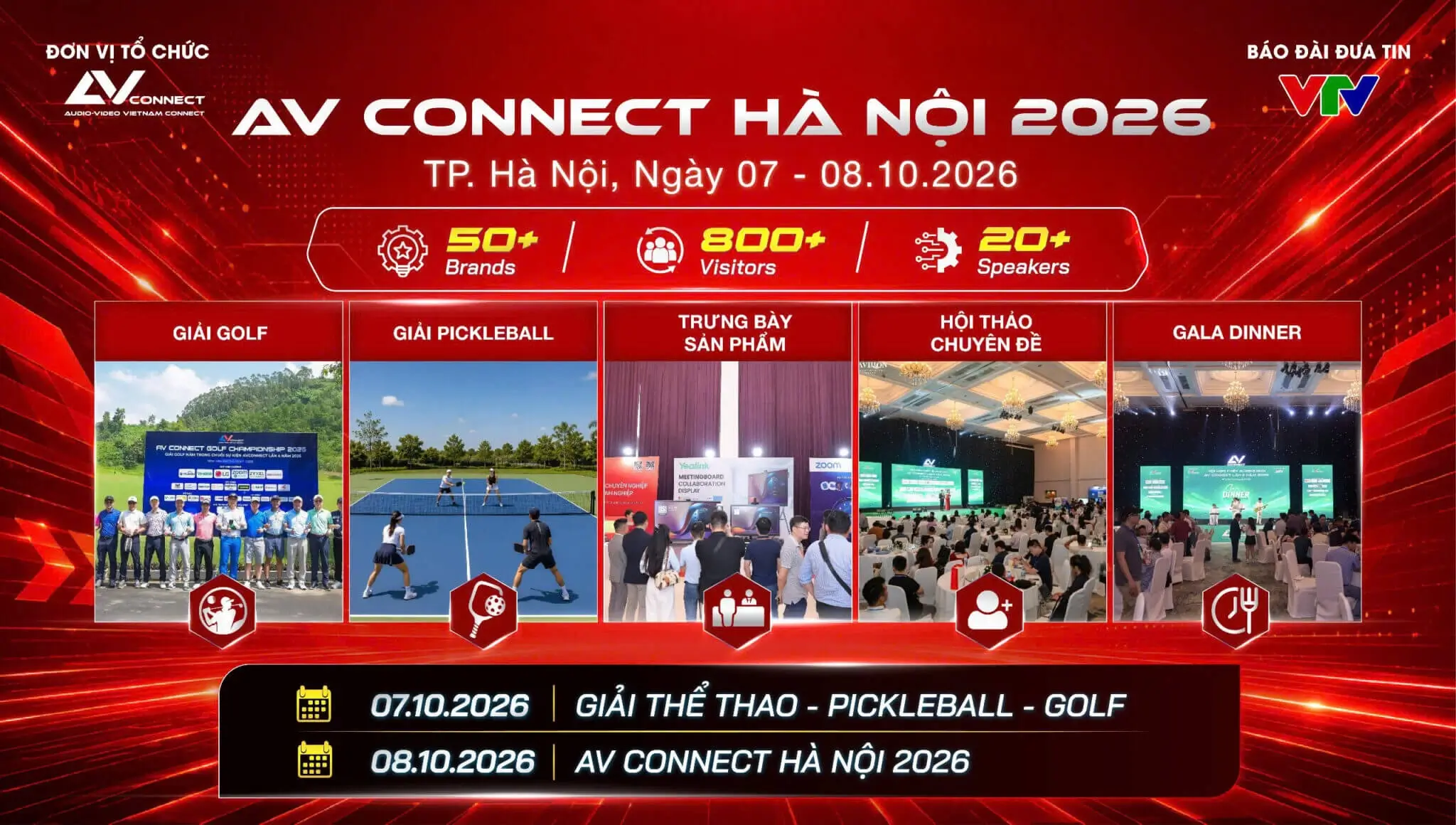 lịch trình diễn ra sự kiện av connect 2026 hà nội